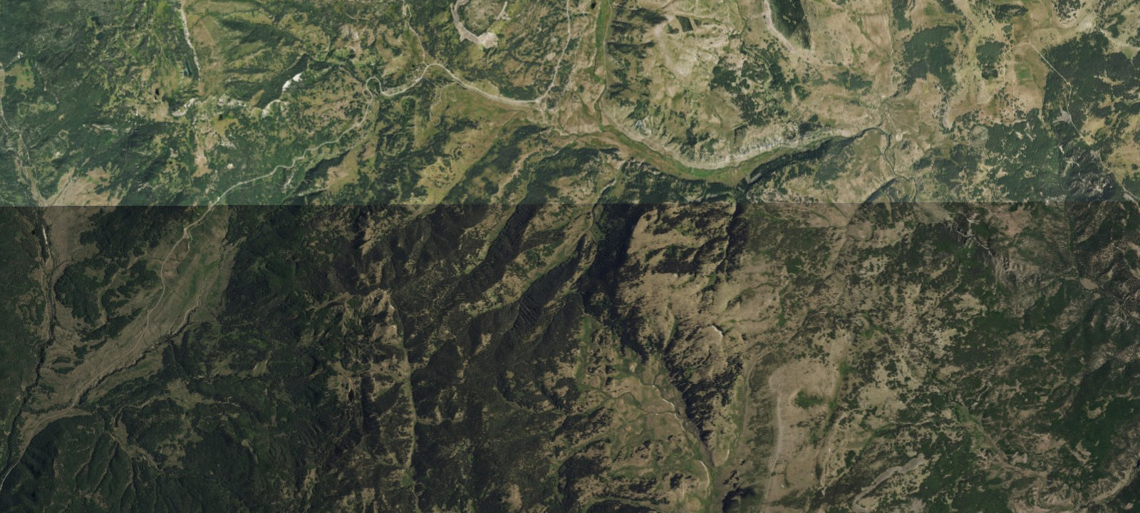 Map of Dispersed camping