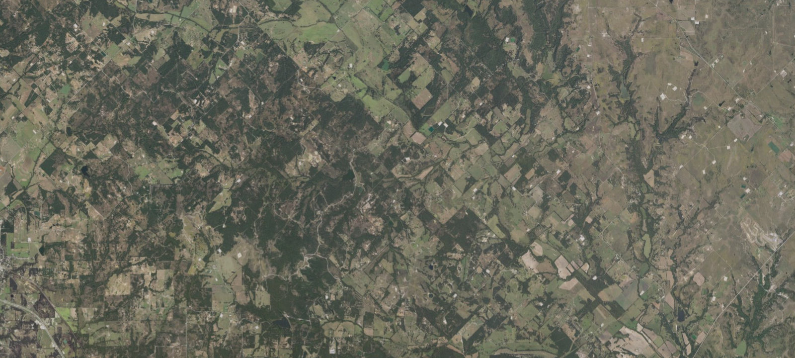 Map of LBJ National Grasslands Dispersed Camping