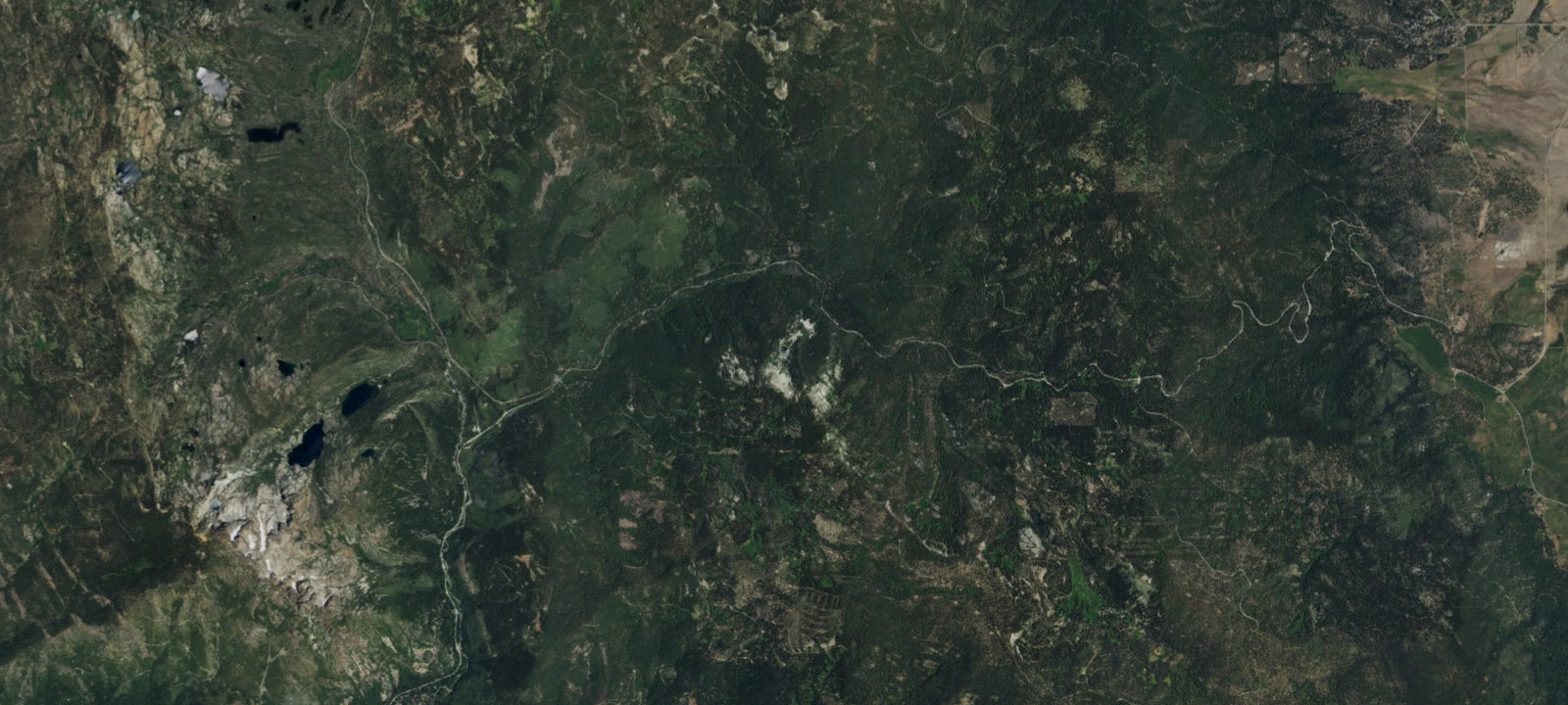 Map of Deadman Lake