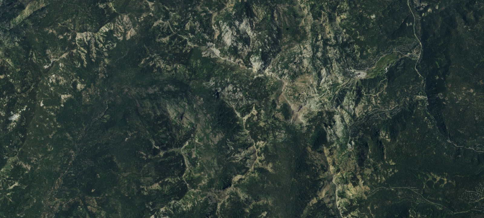 Map of Little Needle Lake