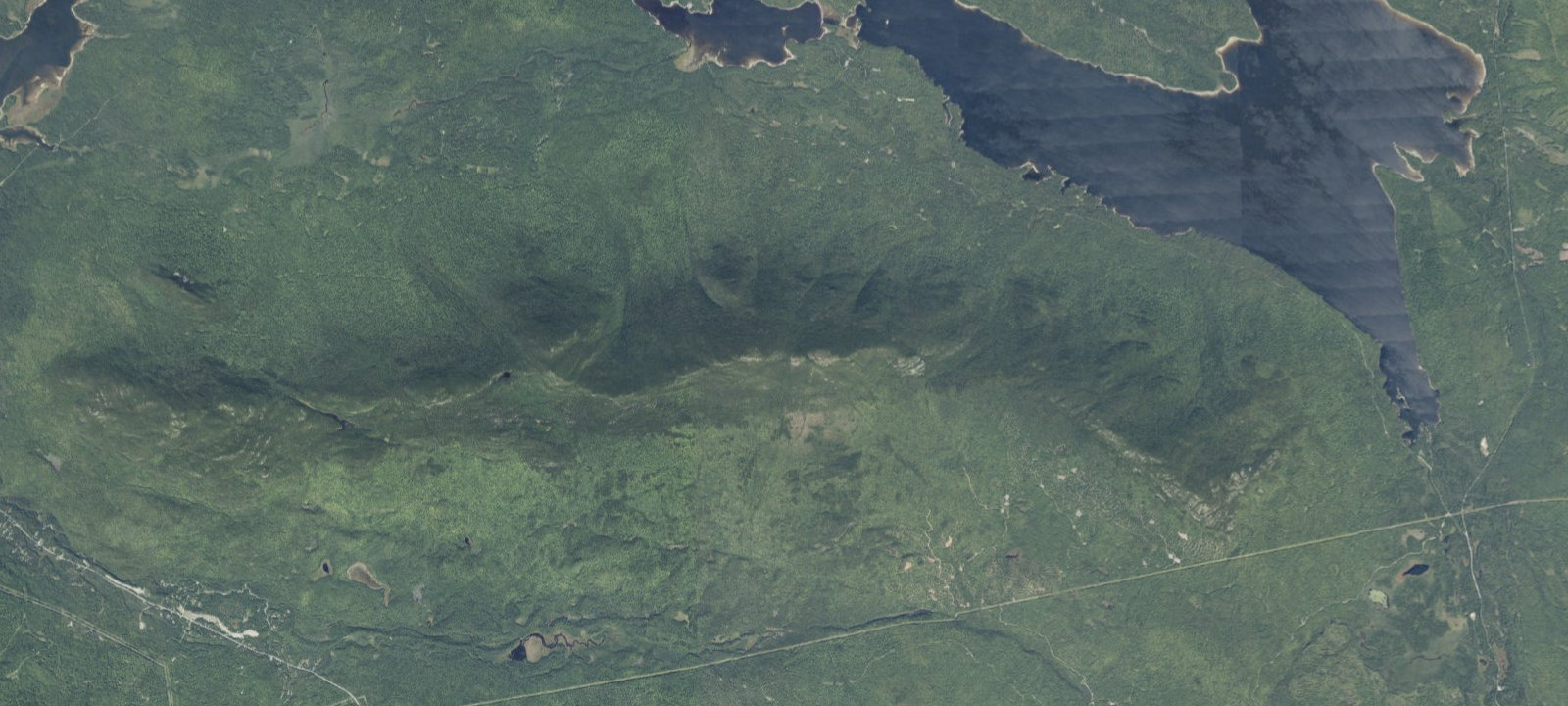 Map of Bigelow Col Campsite