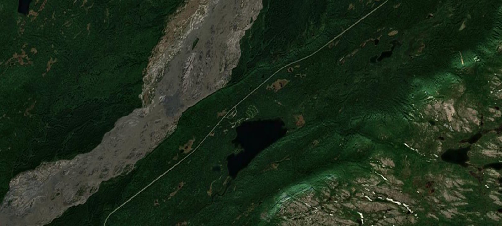 Map of Byers Lake Campground