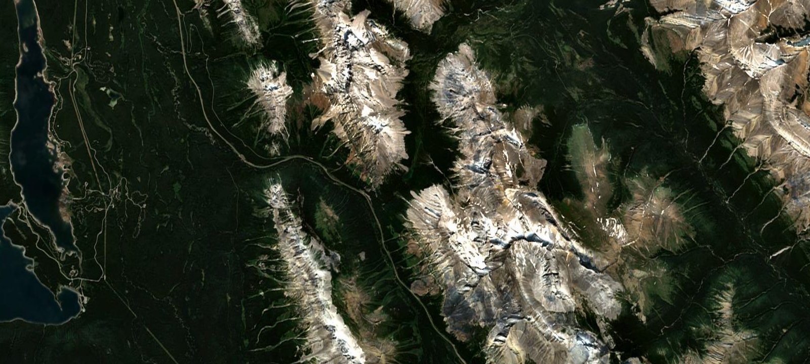 Map of Elbow Lake Backcountry