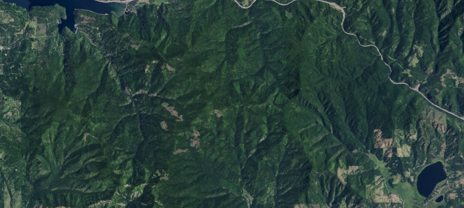 Map of Road 1597 Site 1