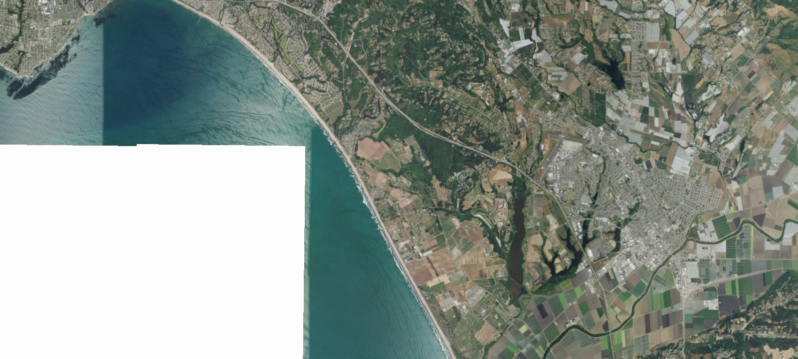 Map of Santa Cruz / Monterey Bay KOA Holiday