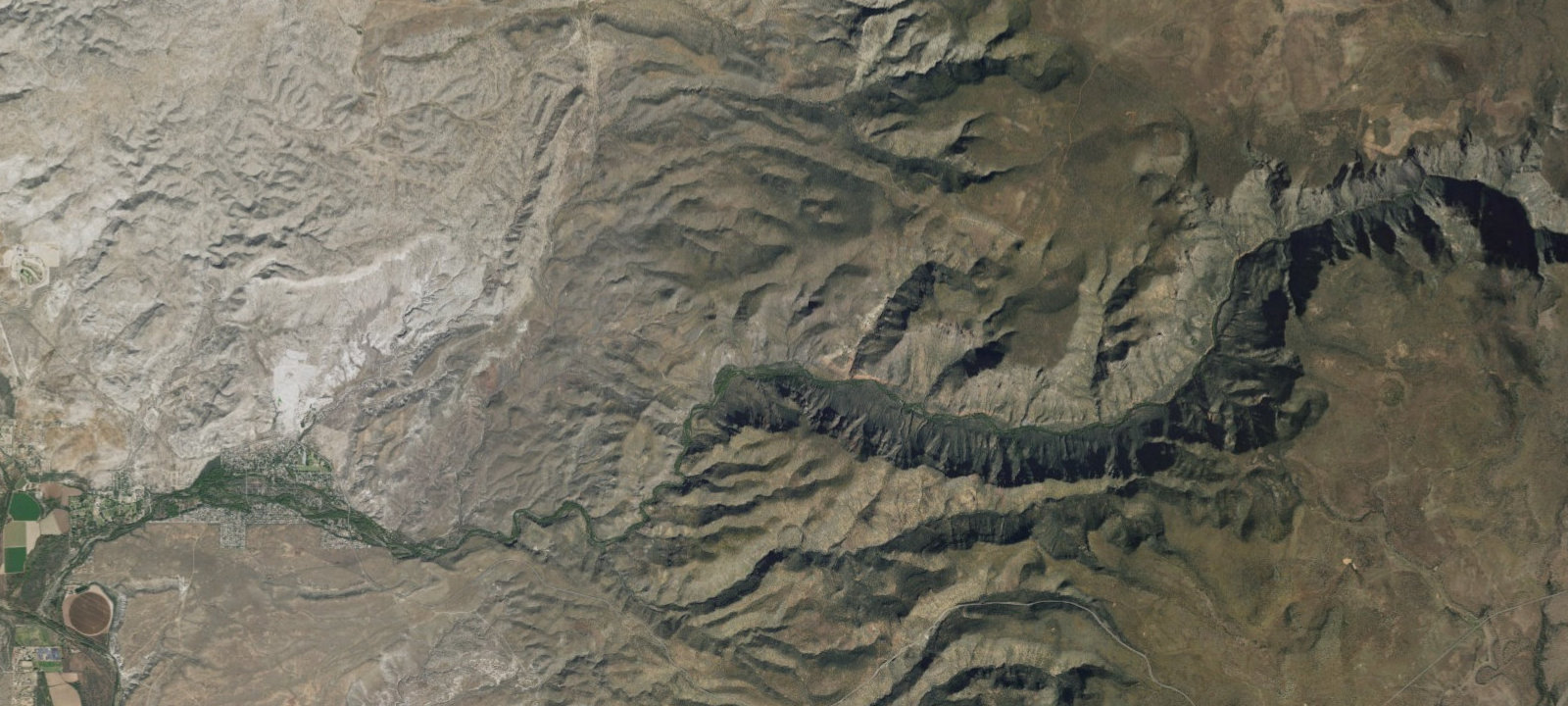 Map of Bull Pen Dispersed Campground