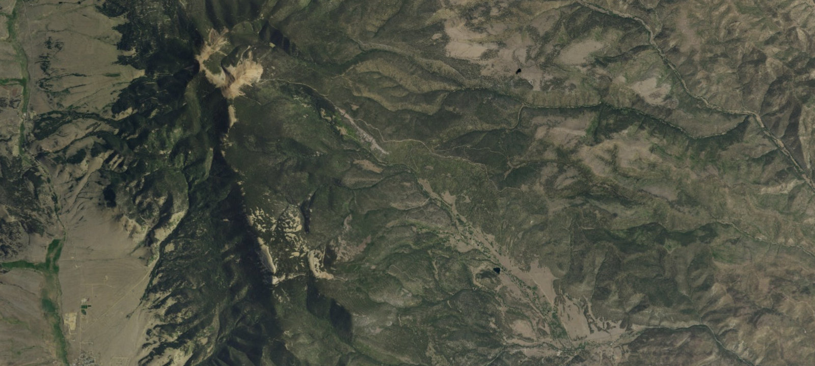 Map of Lake 13 Campground