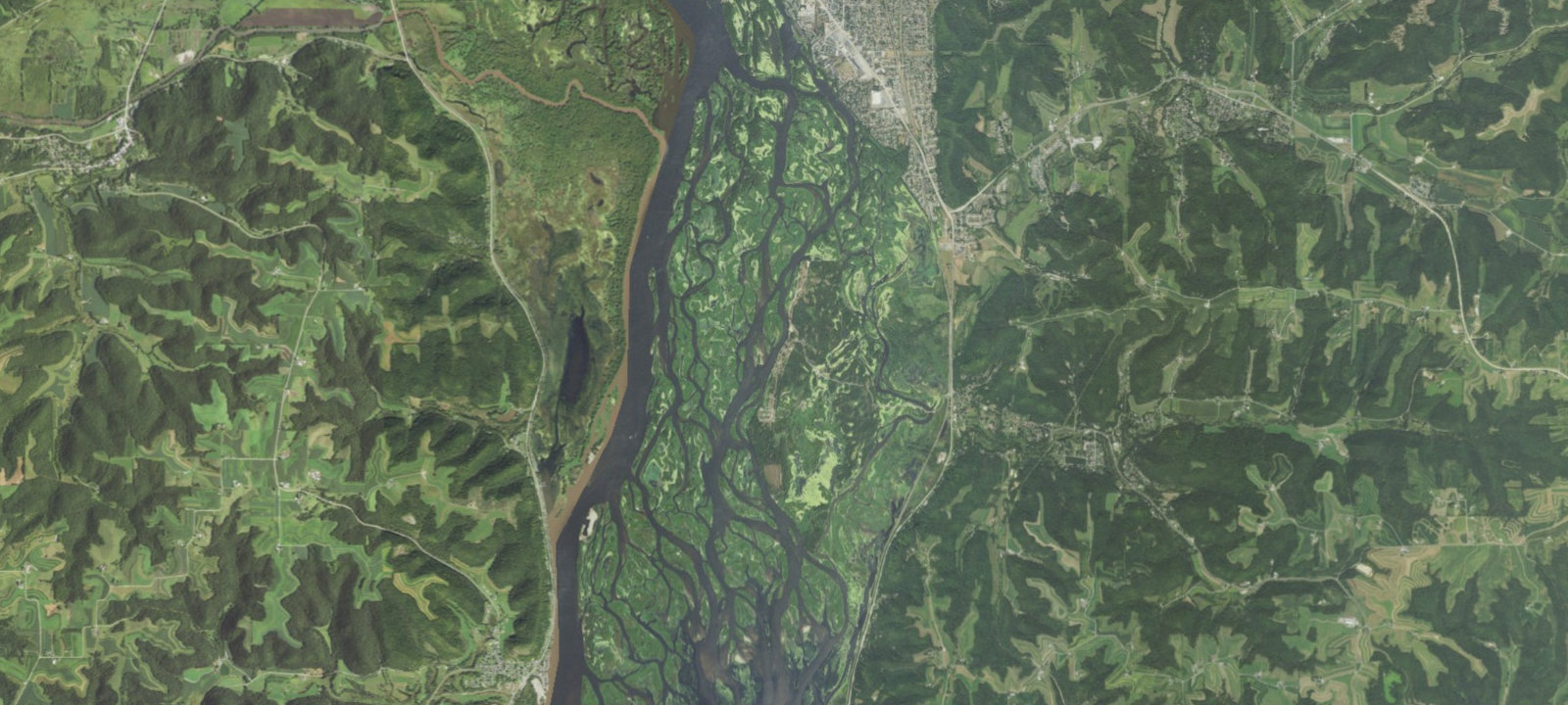 Map of Goose Island Campground