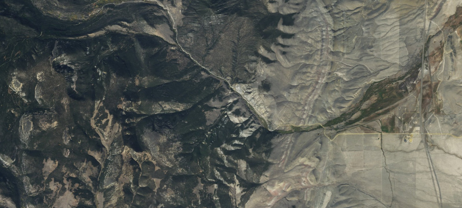Map of Farlin Gultch