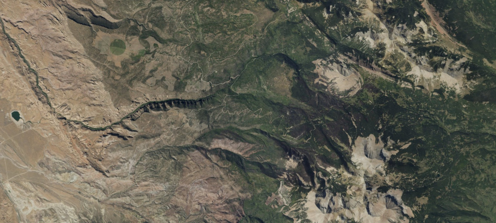 Map of Geyser Pass Road