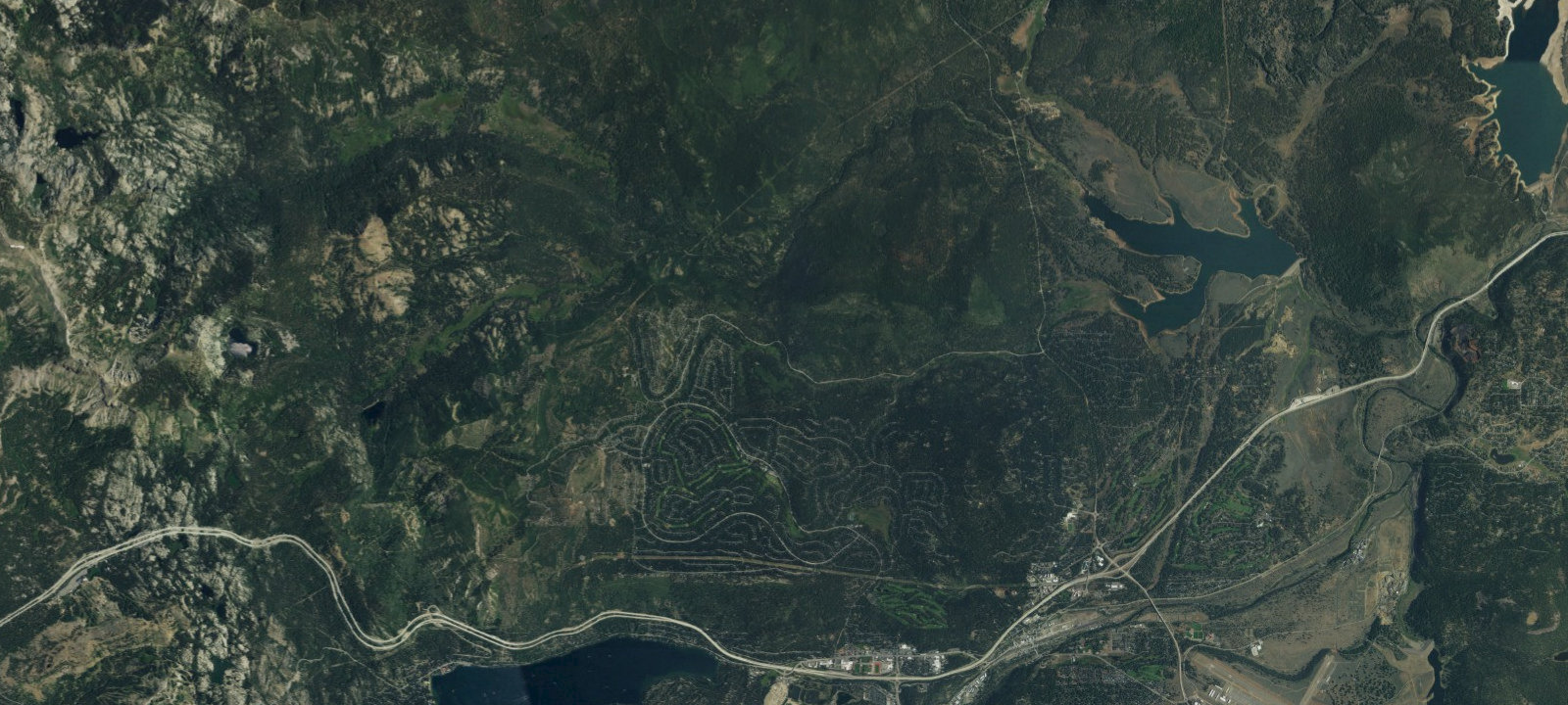 Map of Alder Creek