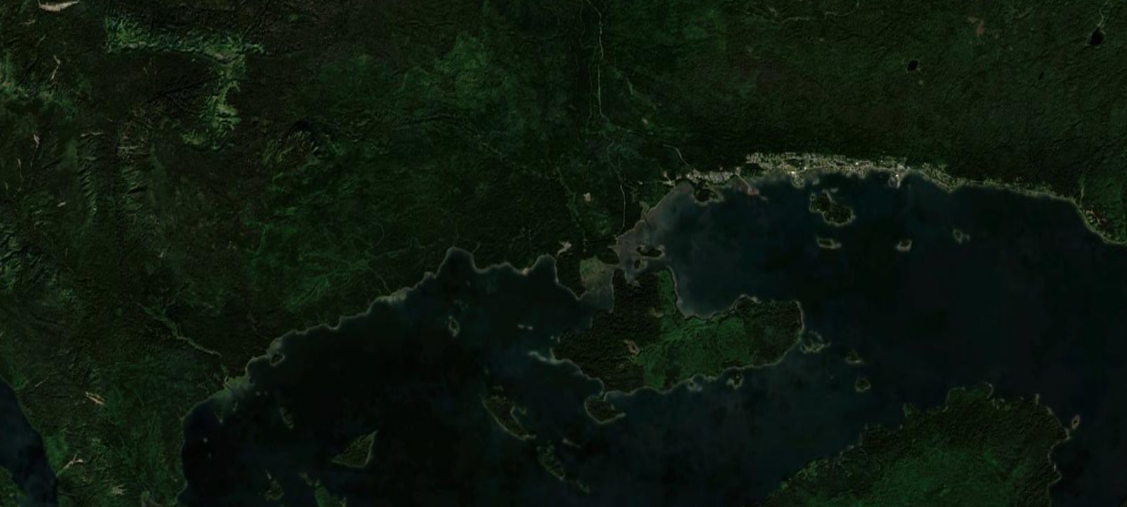 Map of Kagan Bay Recreation Site