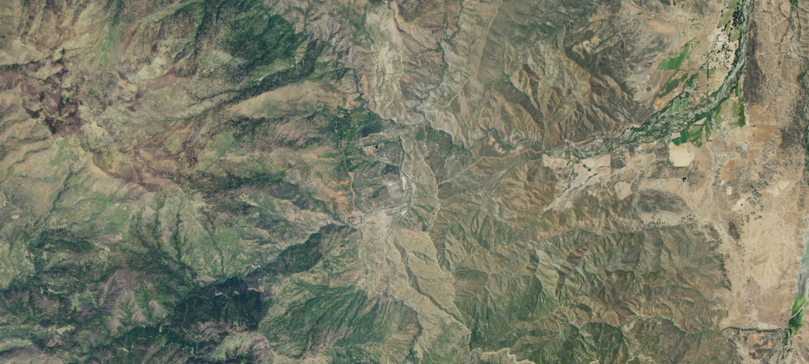 Map of Davis Flat