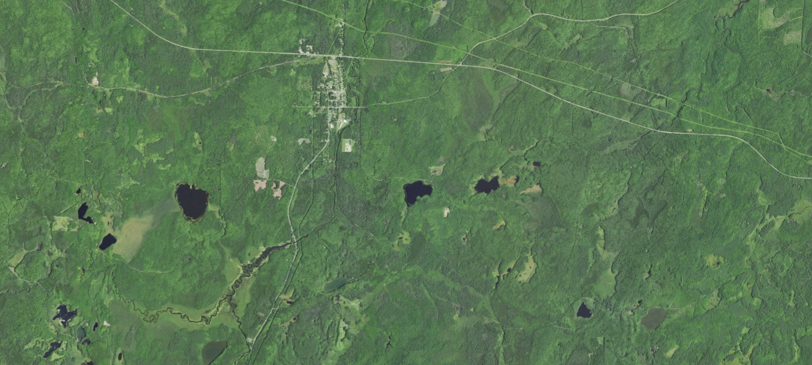 Map of Bobcat Lake Camp