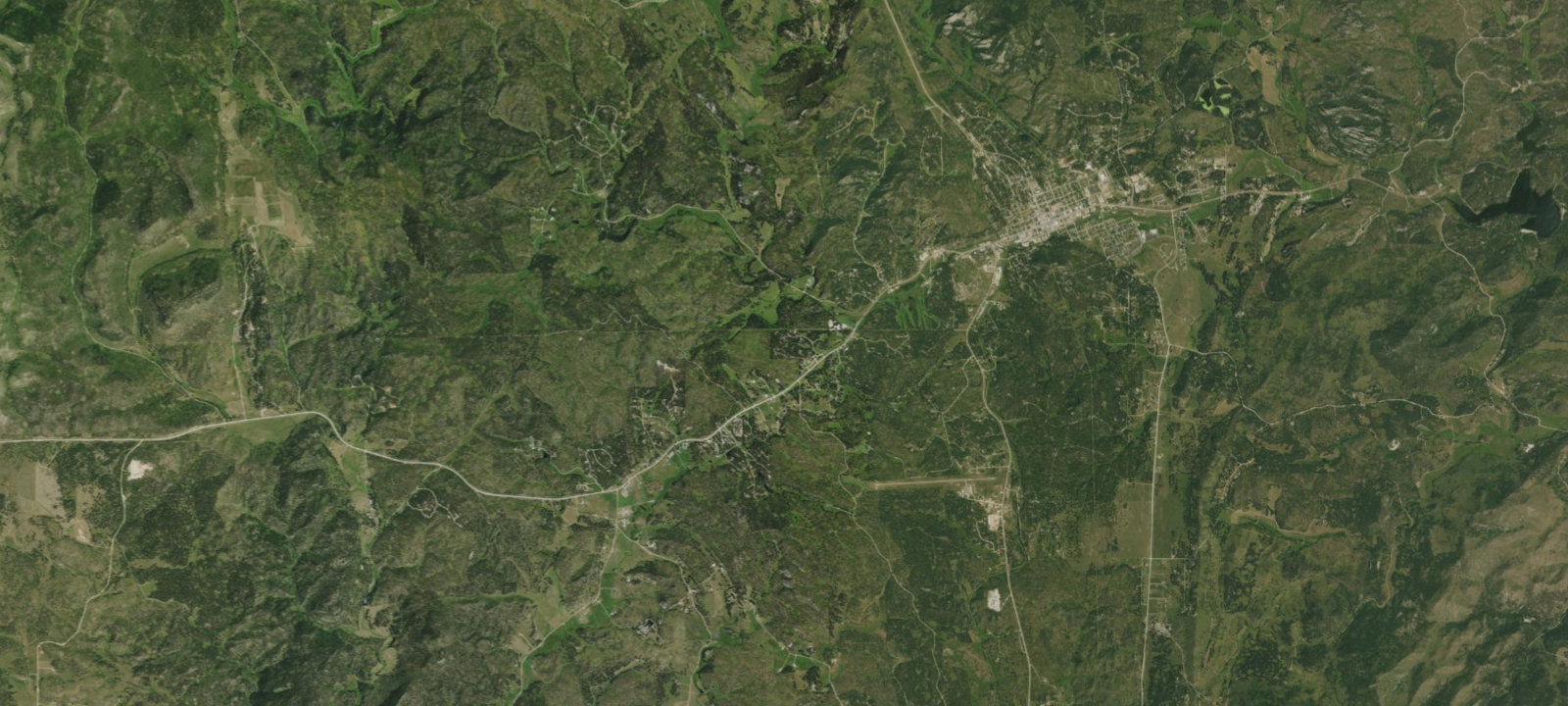 Map of Big Pine Campground