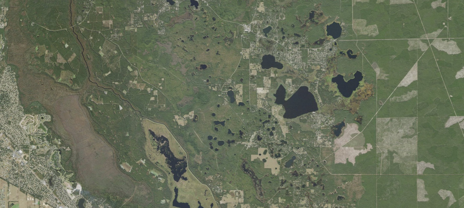 Map of Little Lake Bryant