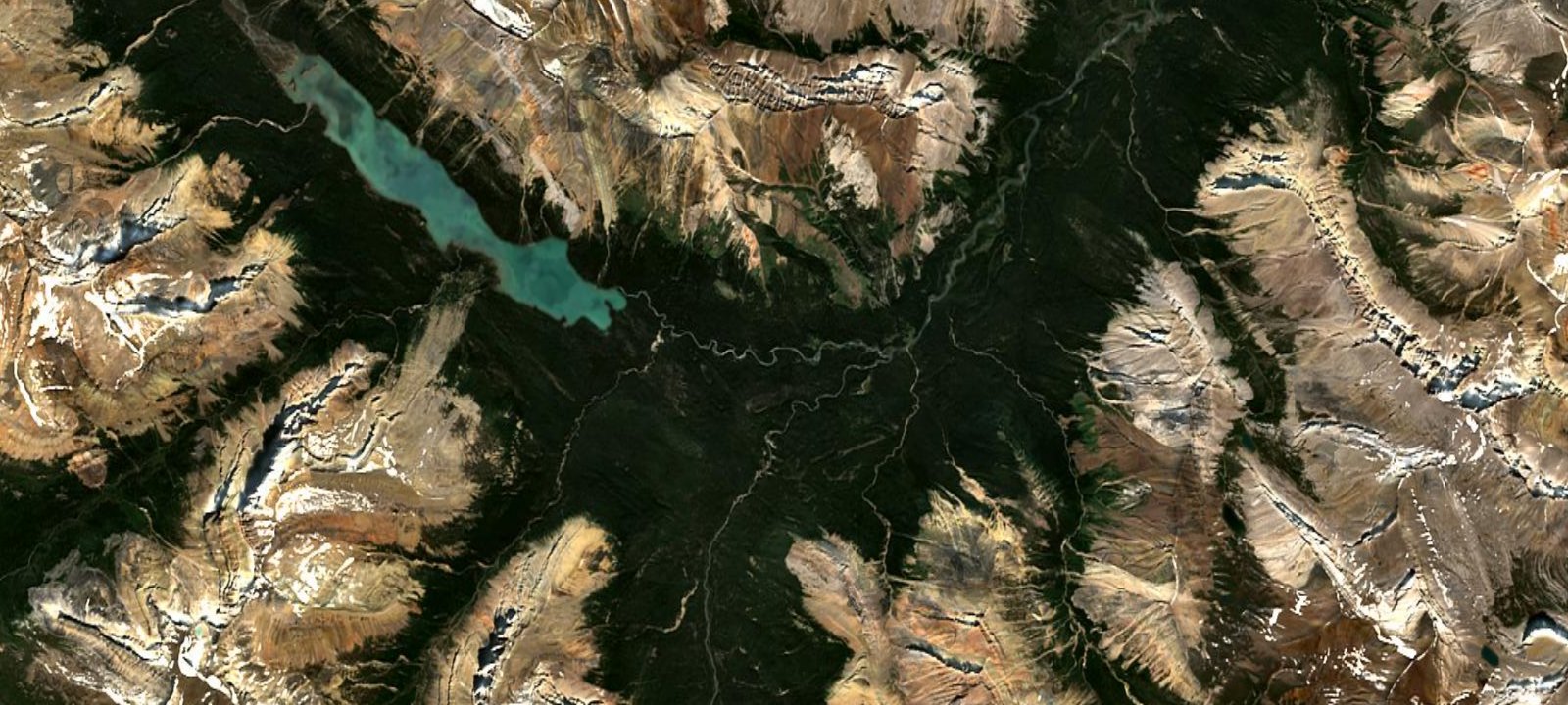 Map of Brazeau River Backcountry Campground