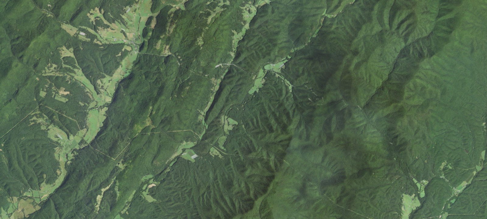 Map of Shaws Fork Equestrian Campground