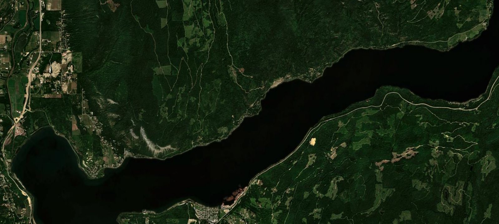 Map of Bastion Mountain Campground