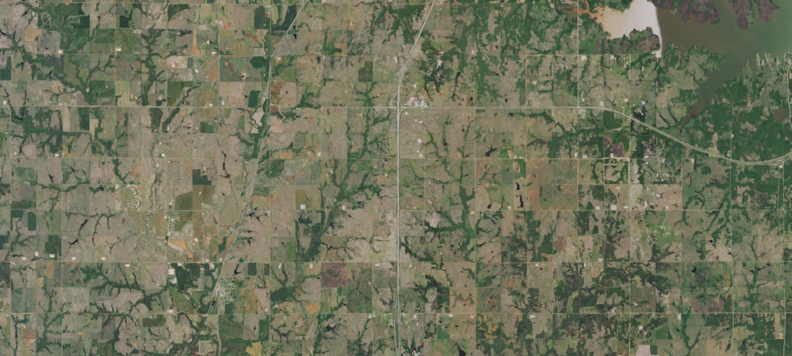 Map of I-35 SB Parking Area #1