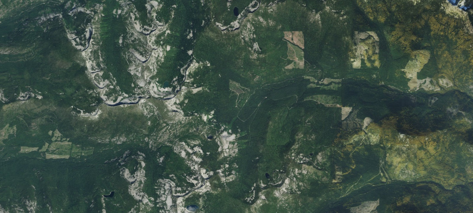 Map of FS Trail 268 (Two Mouth Lakes Access)