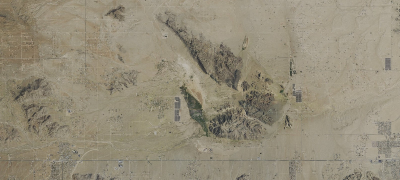Map of Joshua Tree North Dispersed Camping Area