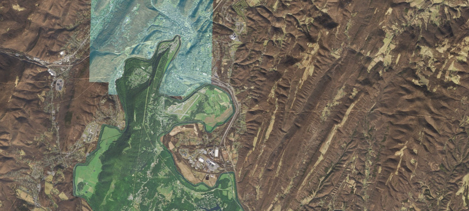 Map of Evitts Creek Hiker / Biker Campsite