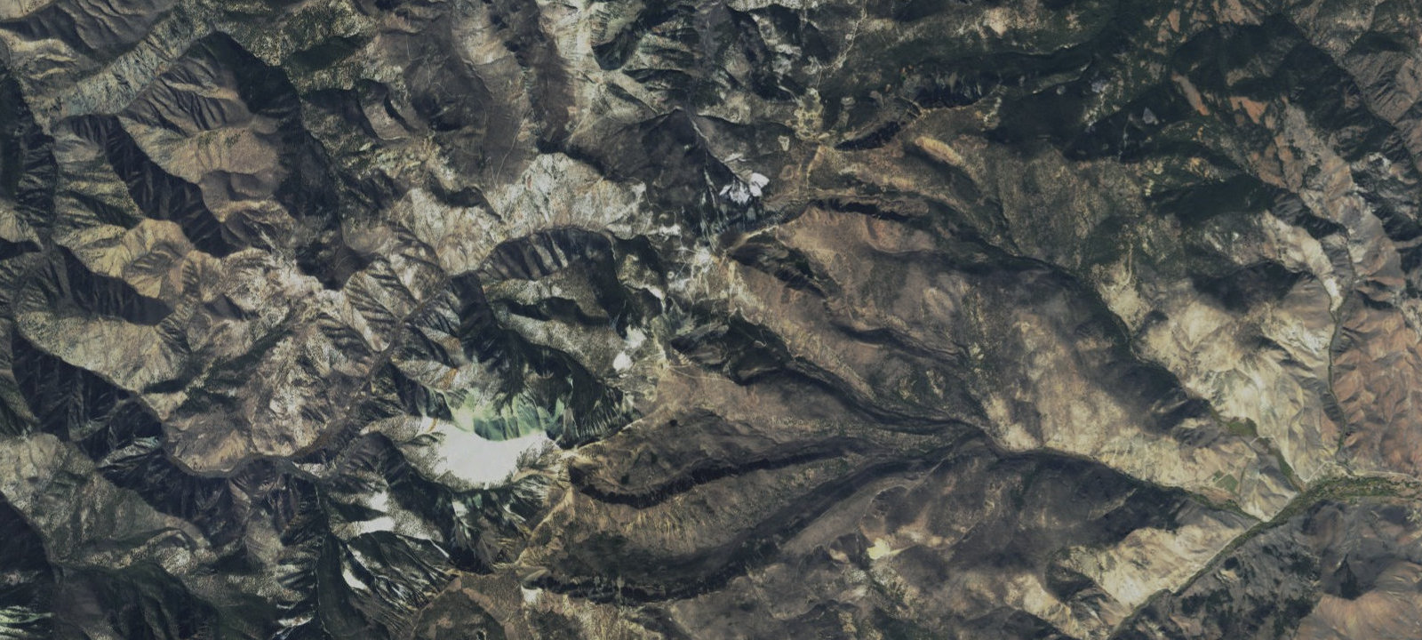 Map of Twin Peaks Camping Area
