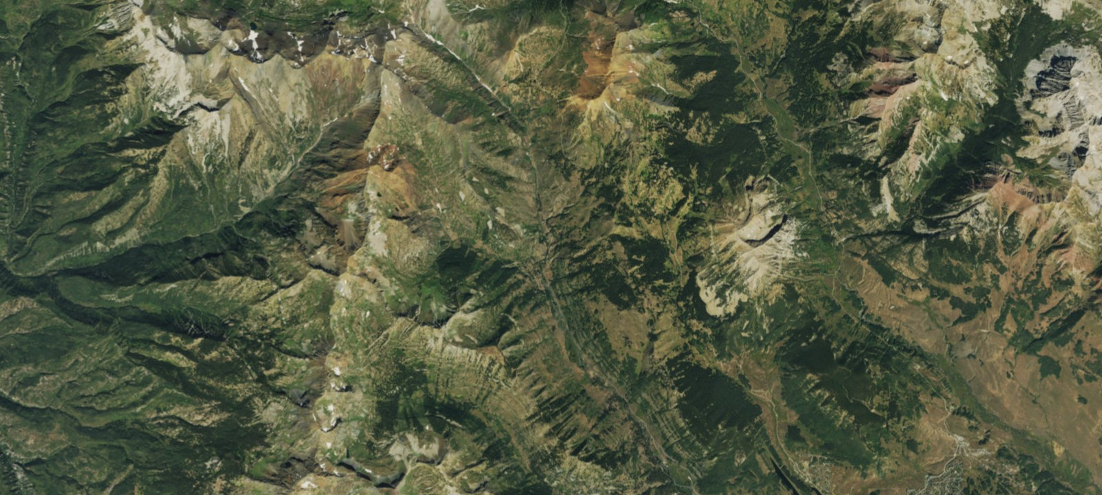 Map of Slate River Roadside Sites