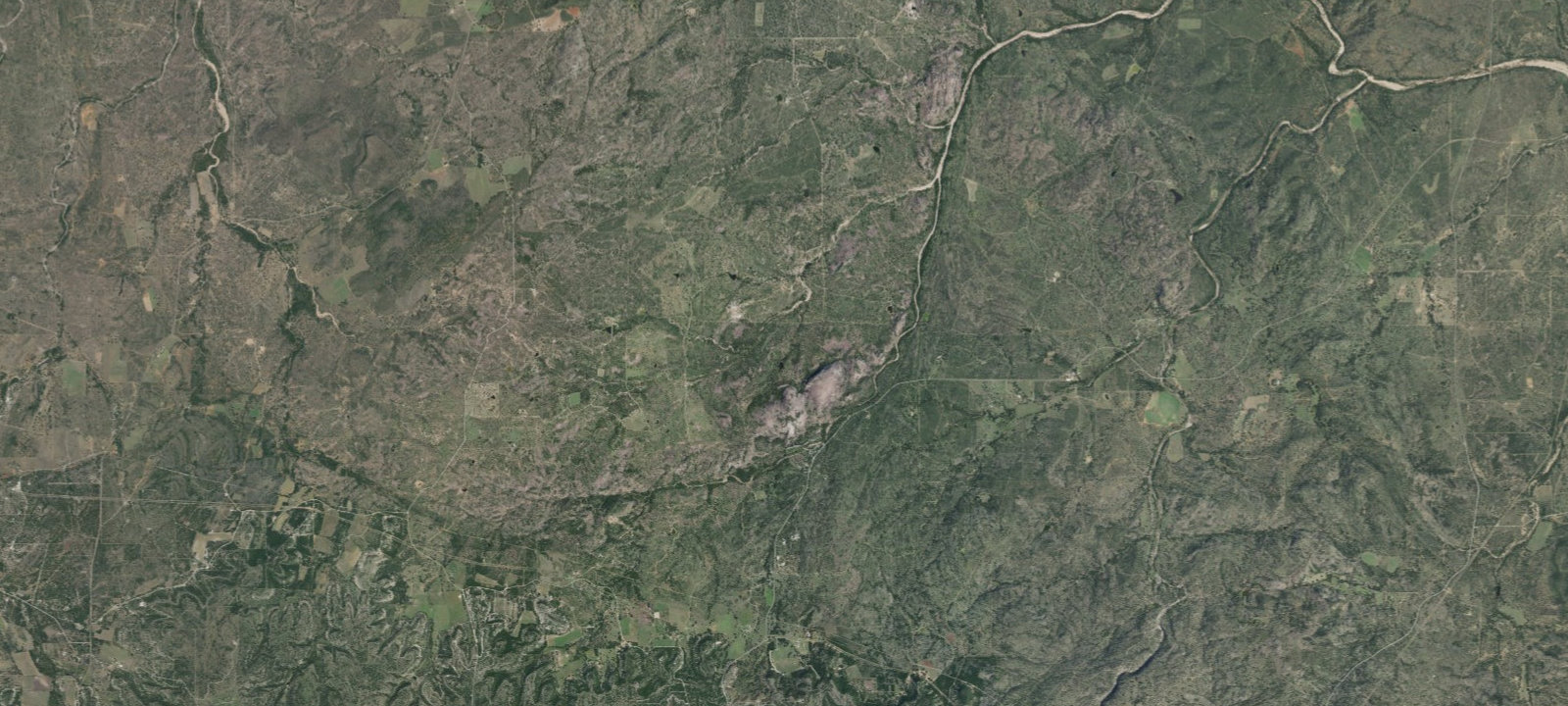 Map of Moss Lake Primitive Camping Area