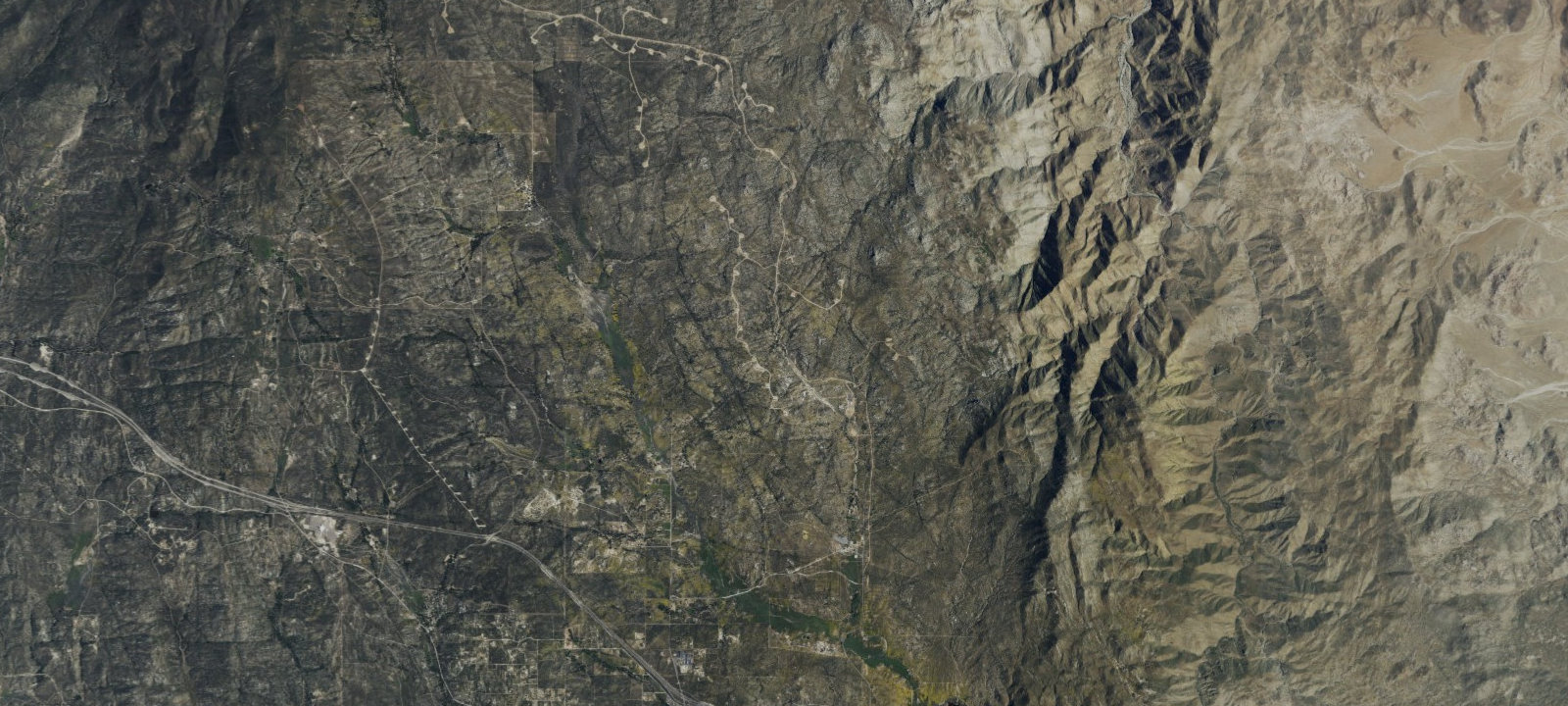 Map of Lark Canyon Campground