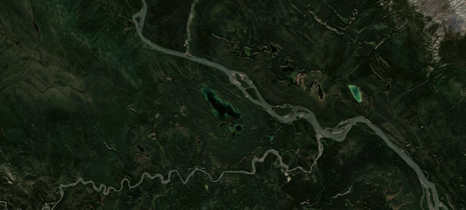 Map of Rabbit Kettle Lake Camp