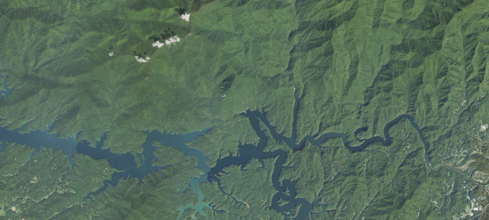 Map of Gunter Branch Boater Camp #72