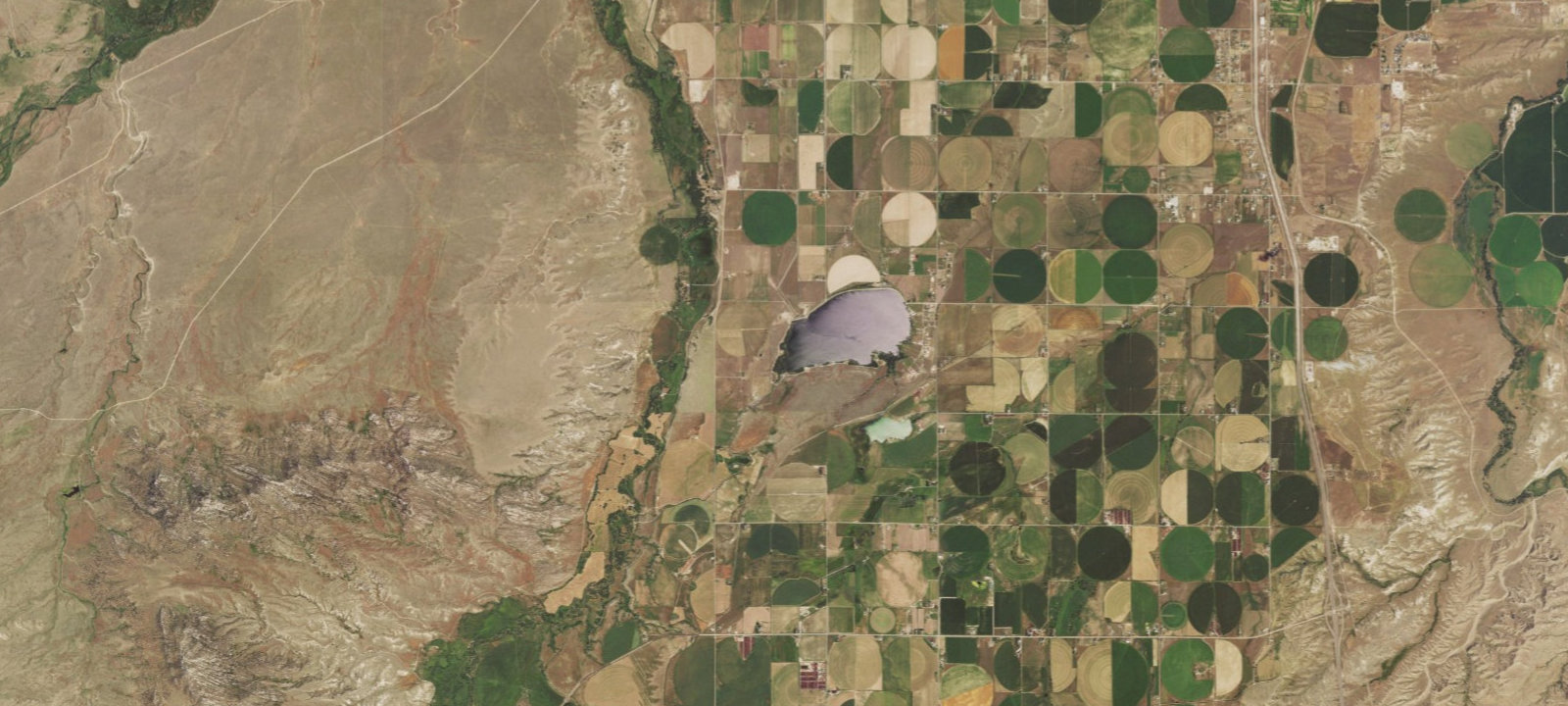 Map of Wheatland Reservoir #1