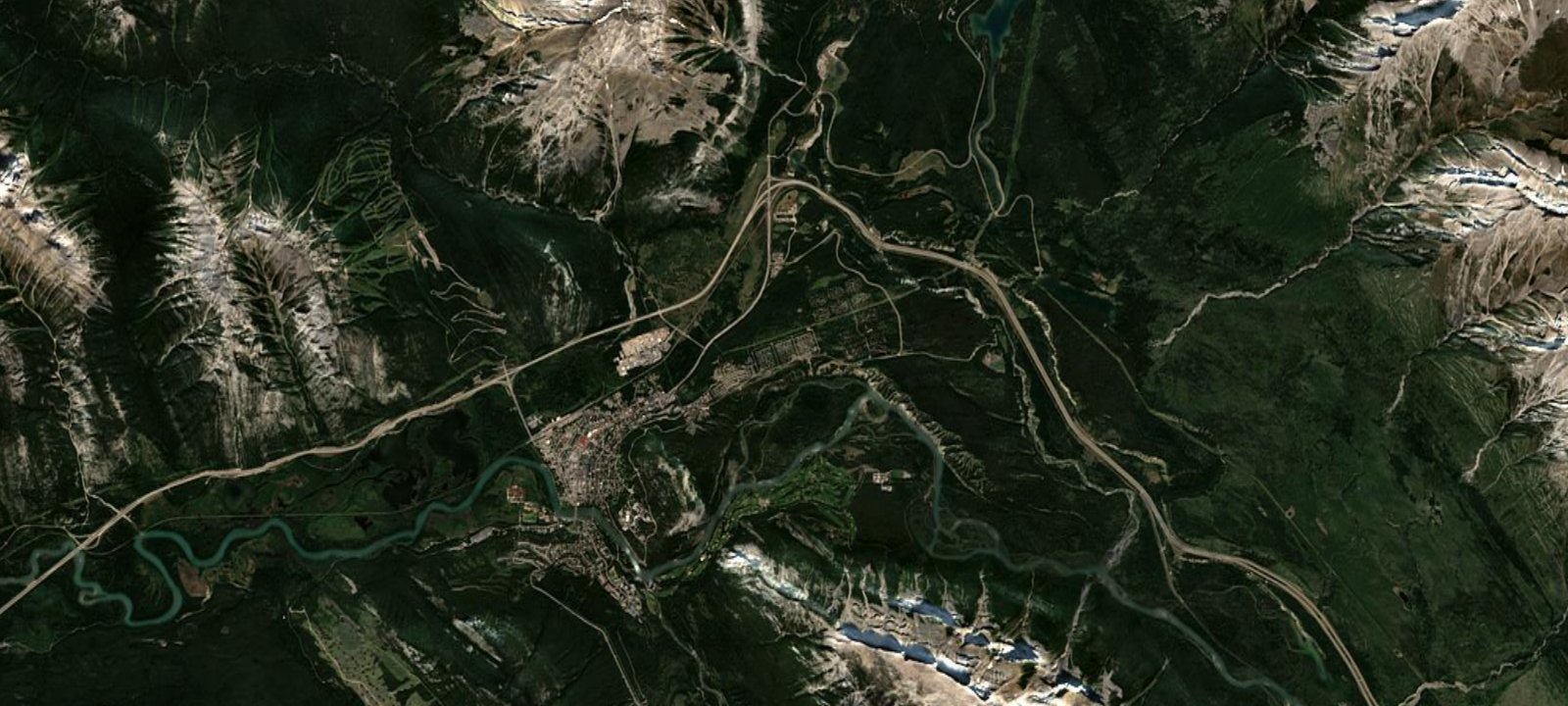 Map of Tunnel Mountain Trailer Court