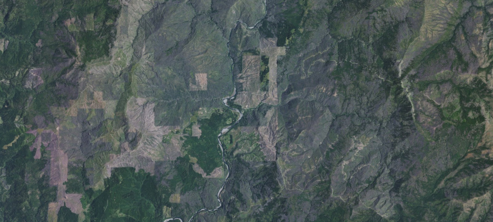 Map of South Fork Lower