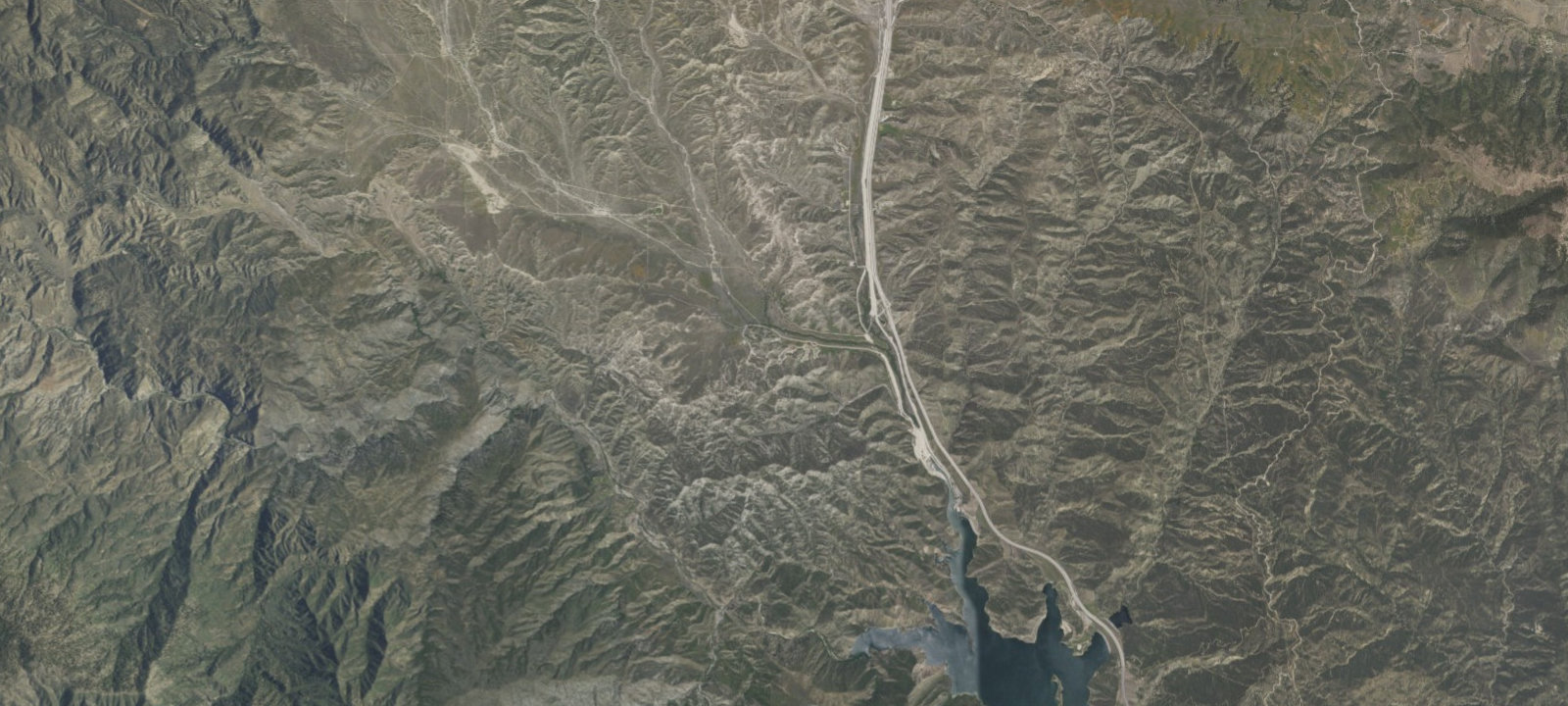 Map of Pyramid Lake - Los Alamos Campground