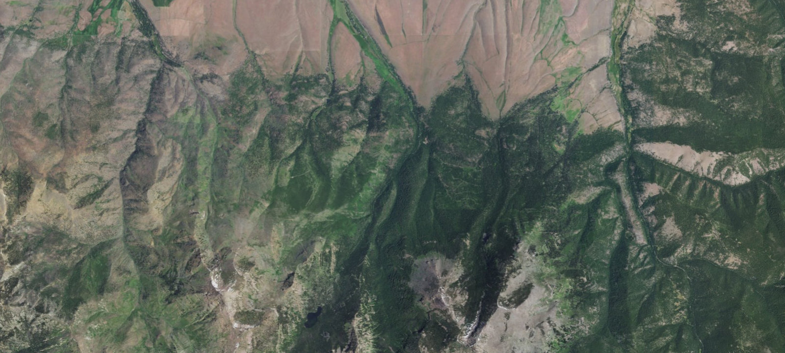 Map of Slide Creek