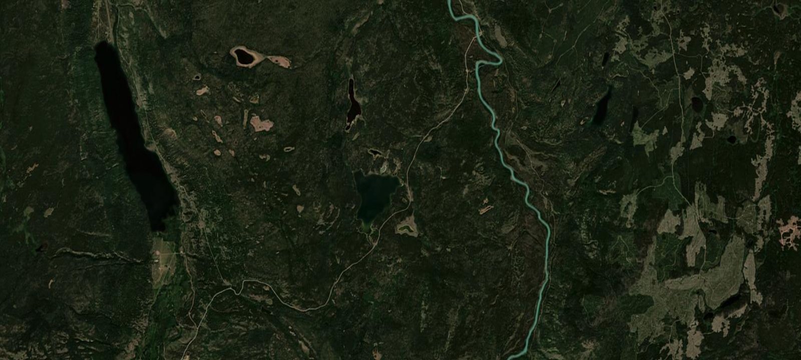 Map of BIG LAKE / Delgi Chosh Recreation Site