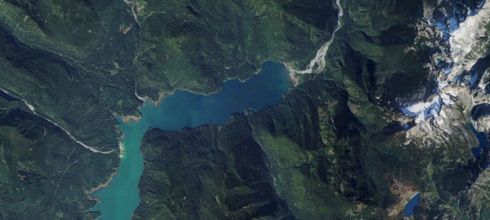 Map of Noisy Creek Campsites