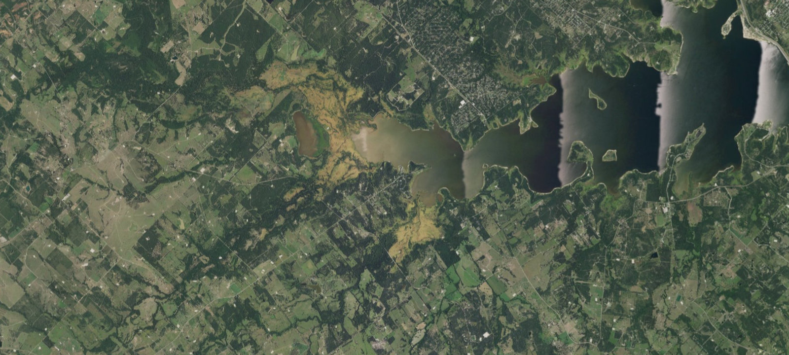 Map of Bent Tree Equestrian Camping Area, Lake Somerville State Park
