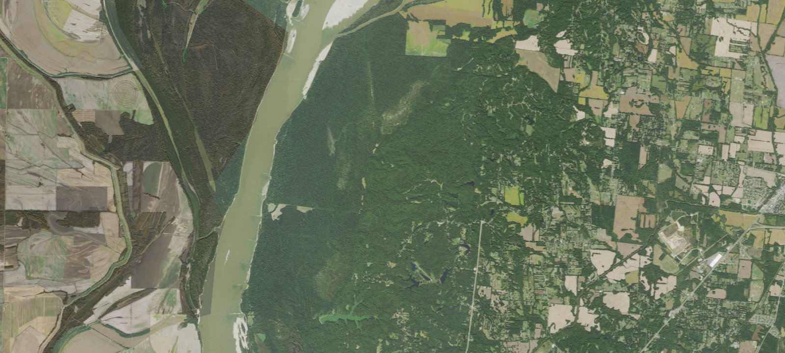Map of Meeman-Shelby Forest State Park