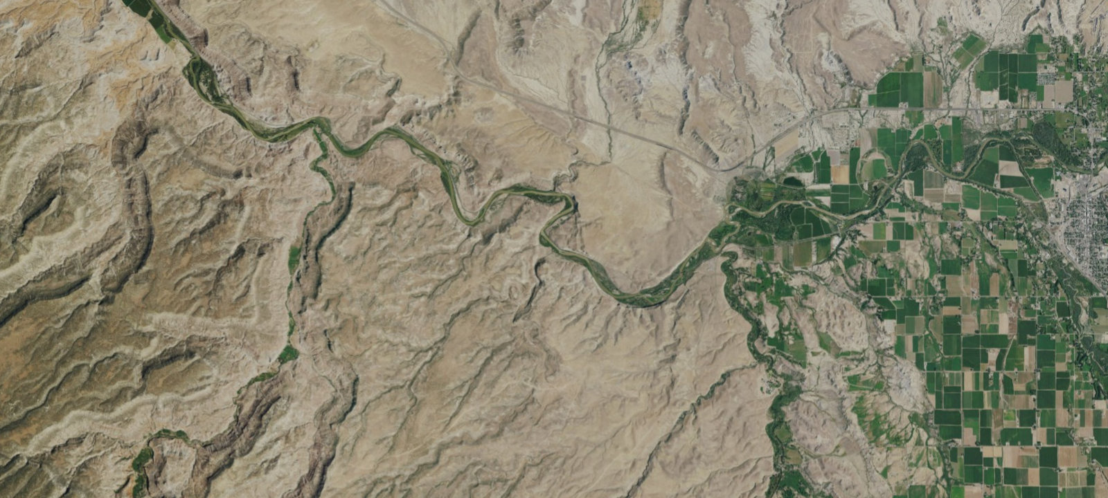 Map of Kelso Draw