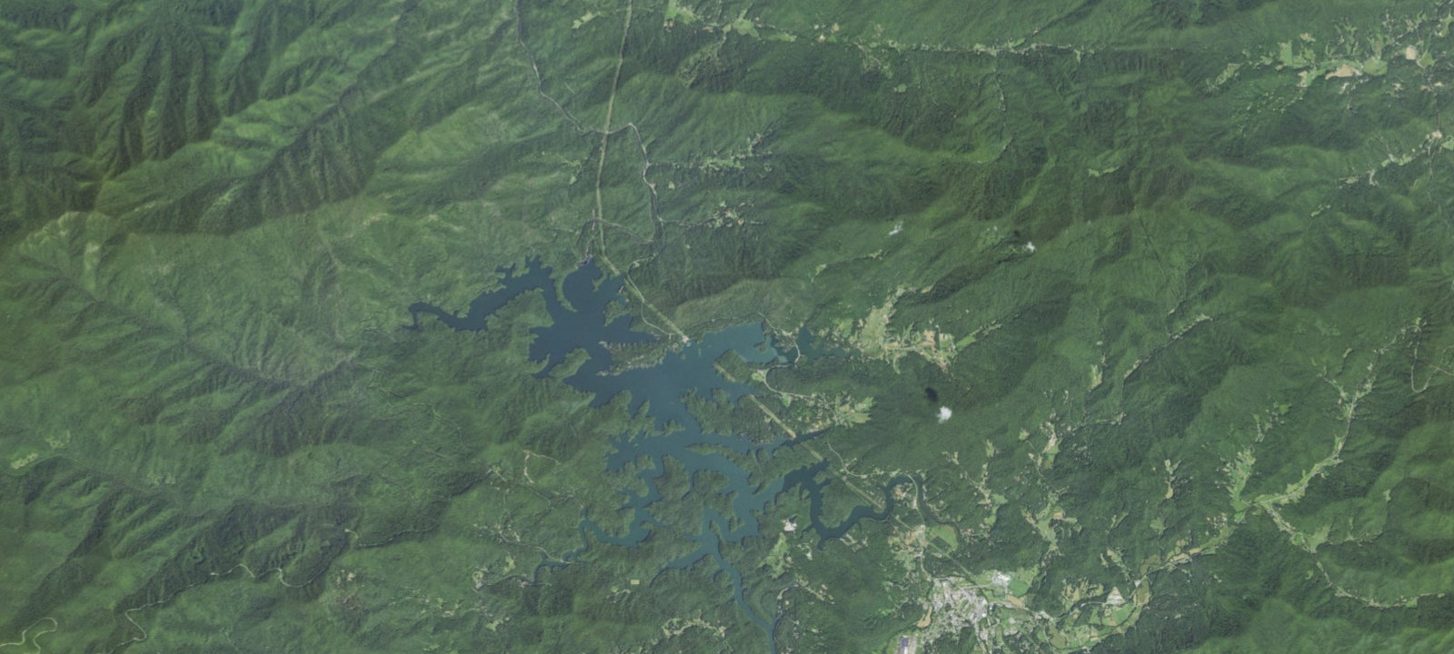 Map of Lake Santeetlah Campsites