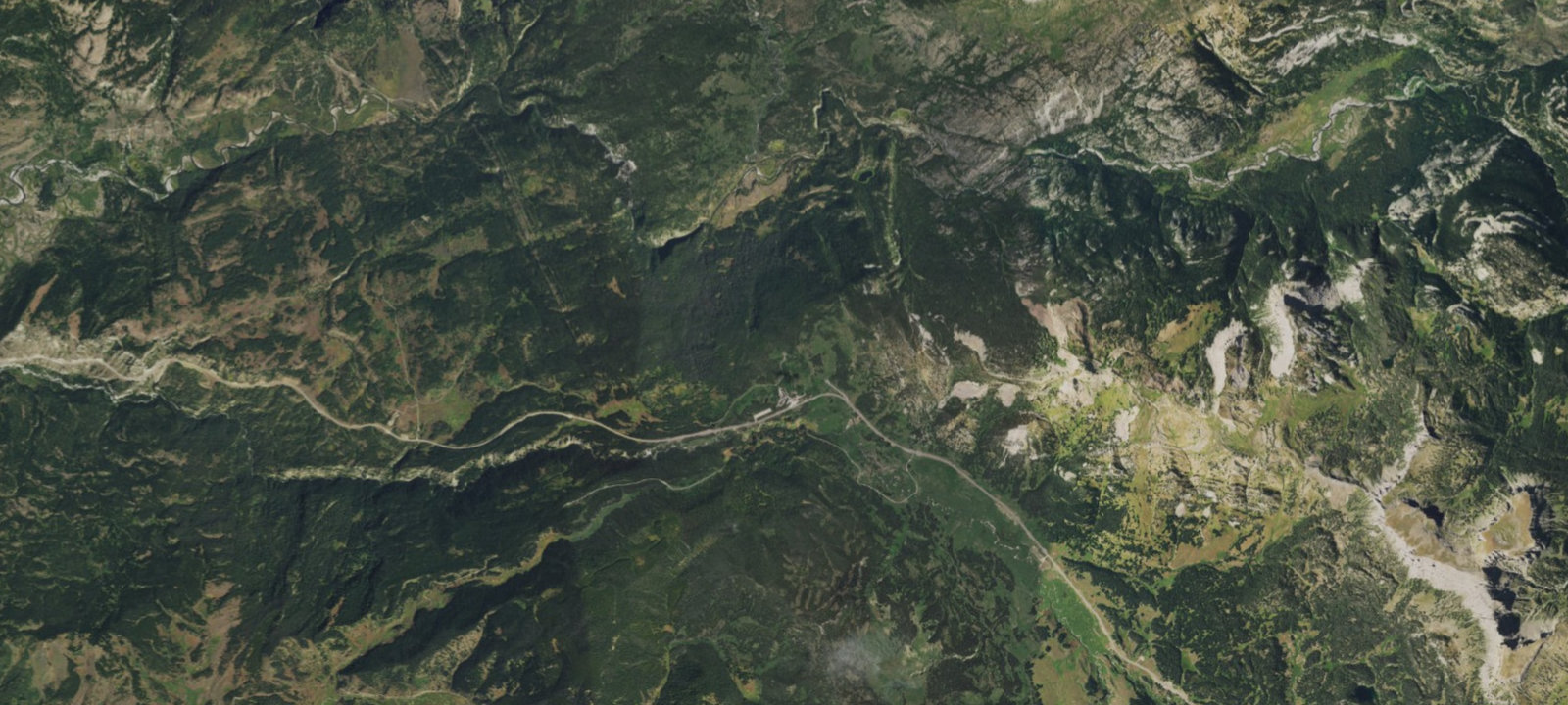 Map of Angles Trailhead