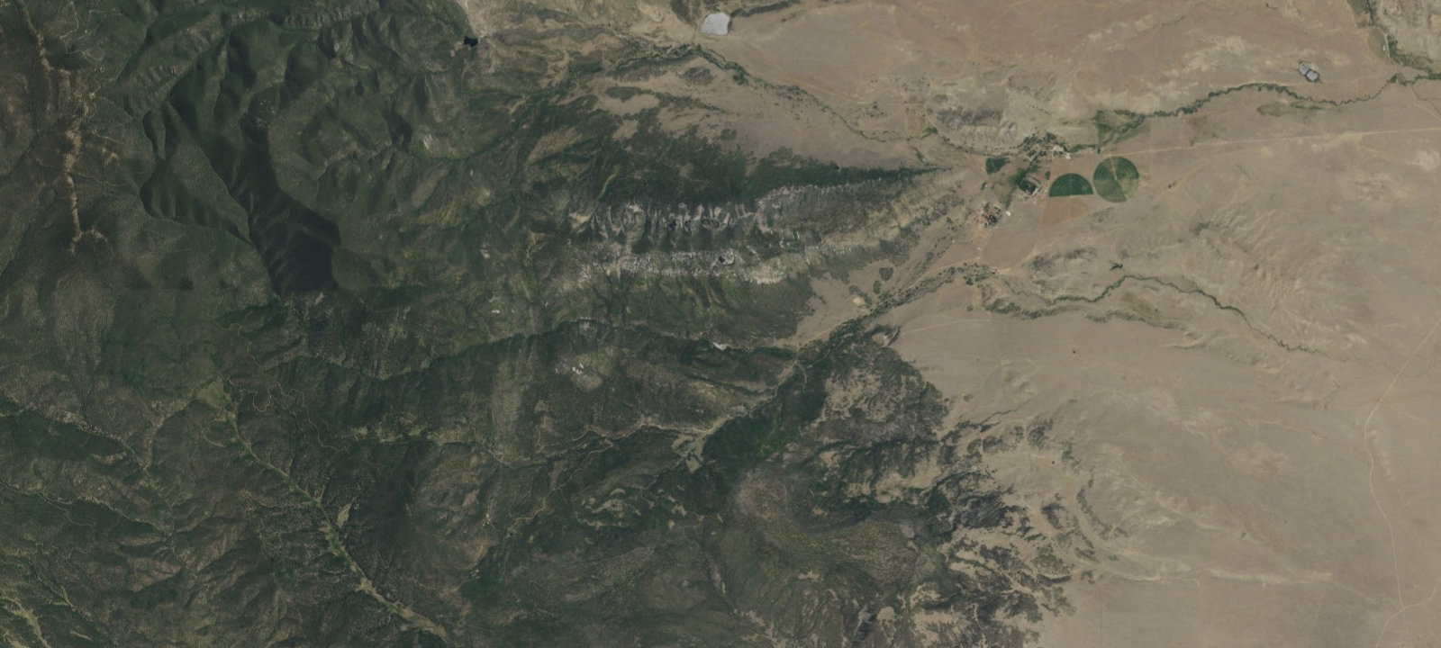 Map of Stockade Ridge Camp