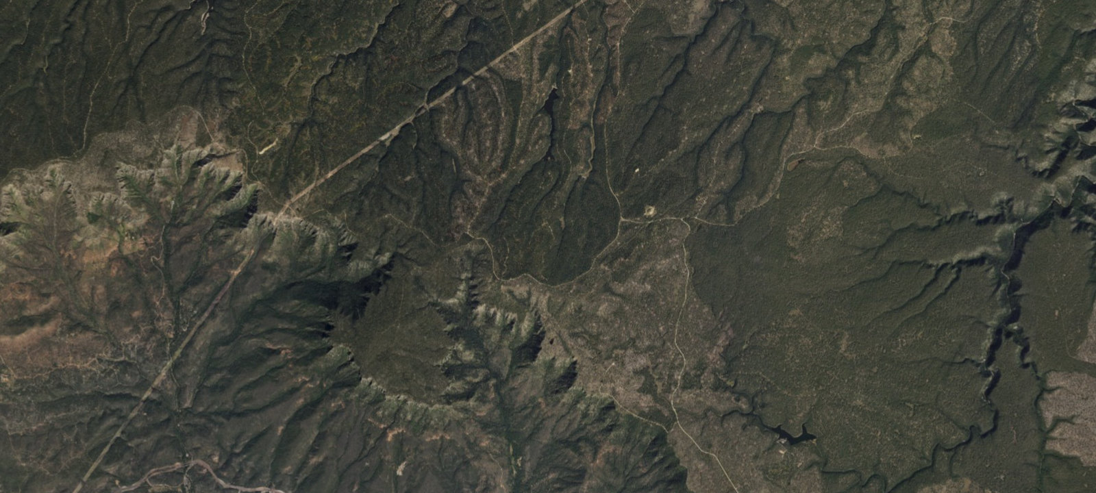 Map of Forest Road 84 Camping Area