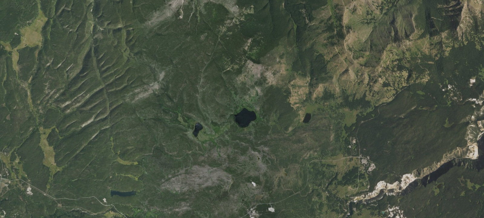 Map of Grebe Lake North