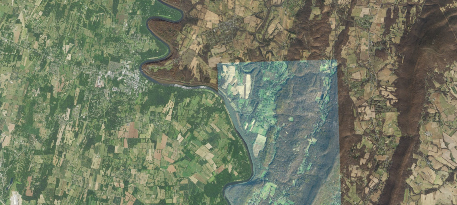 Map of Antietam Creek Campsite