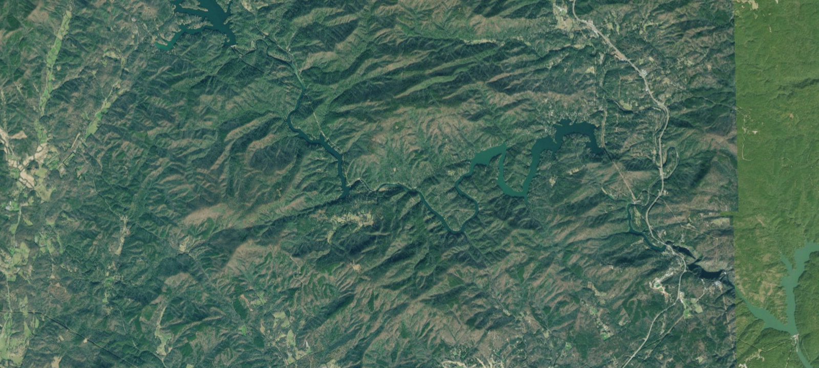Map of Lake Rabun Beach Recreation Area